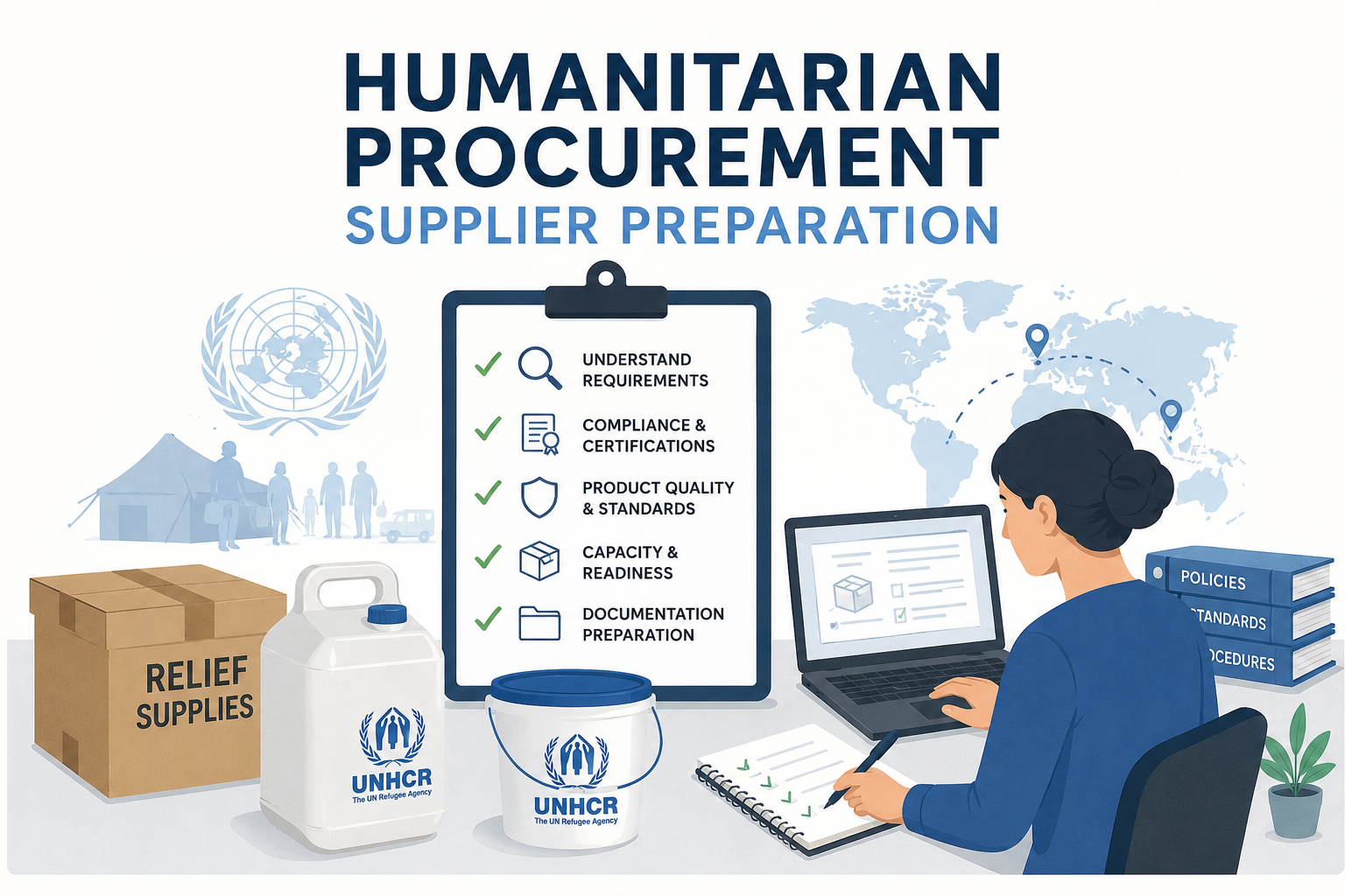 humanitarian procurement supplier preparation